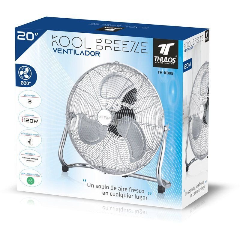 Ventilador De Sobre Mesa Thulos Th Kb05 20" 120w
