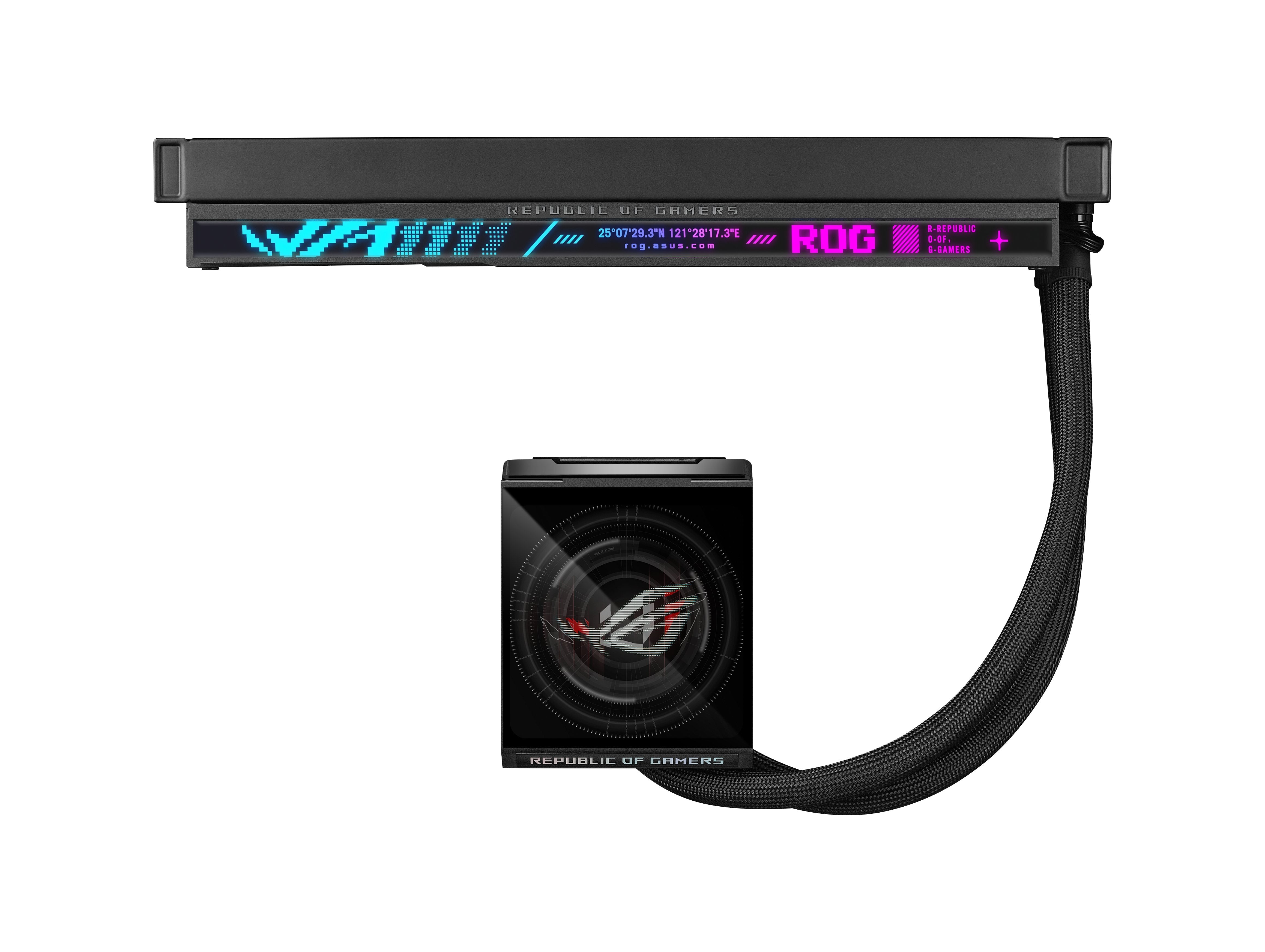 Refrigeración Liquida Cpu Asus Rog Mrix Lc Iv 360 Argb Lcd Negro