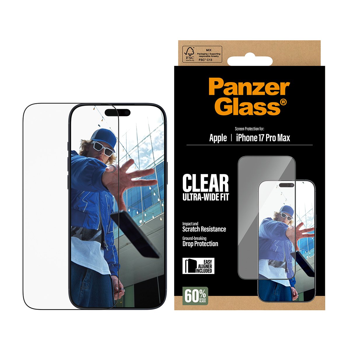 Panzerglass Ip 17 Pro Max Uwf Easyaligner