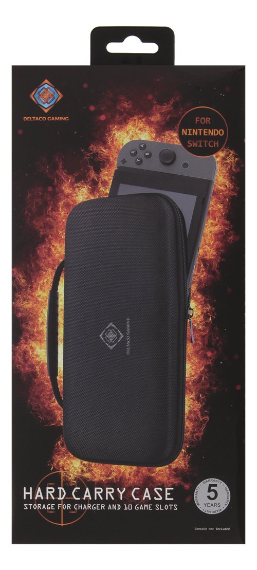 Deltaco Nintendo Switch Tragetasche 10 Slots F. Spiele