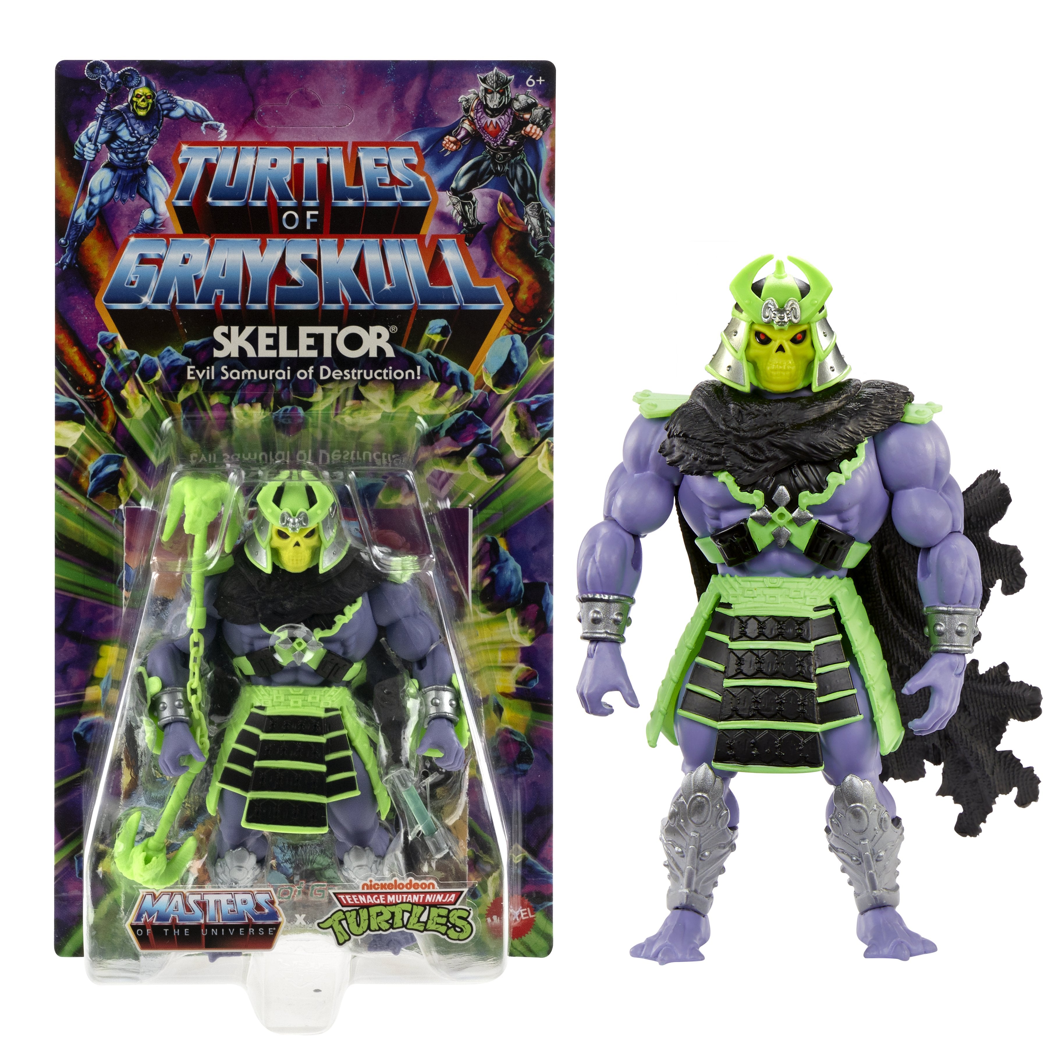 EAN 0194735190218 - Masters of the Universe Origins Turtles Grayskull Skeletor imagen 6