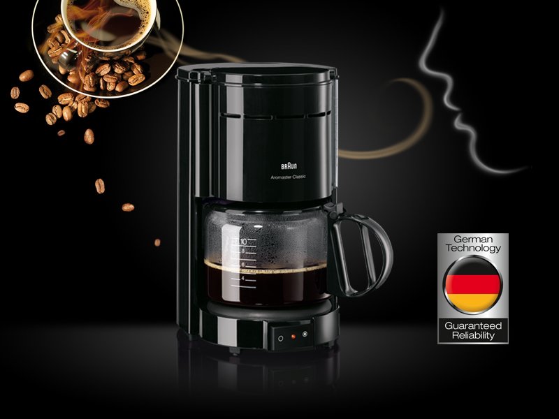 Braun Kf 47/1 Kaffeemaschine Schwarz