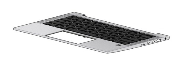 Top Cover W/Keyboard Bl Itl M36413-061, Keyboard,