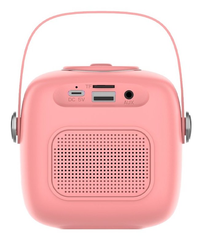 Altavoz Karaoke Cool Mini Karaoke 6w Rosa