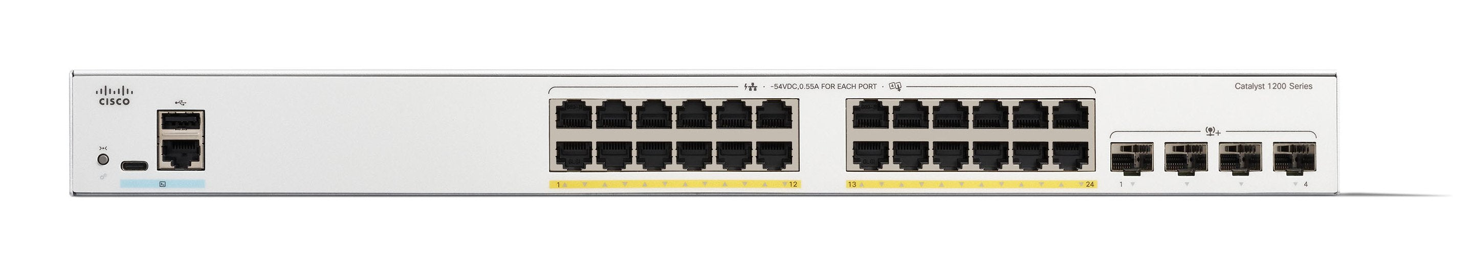 EAN 0889728521697 - Cisco C1200-24FP-4X switch Gestionado L2/L3 Gigabit Ethernet (10/100/1000) Blanco imagen 2
