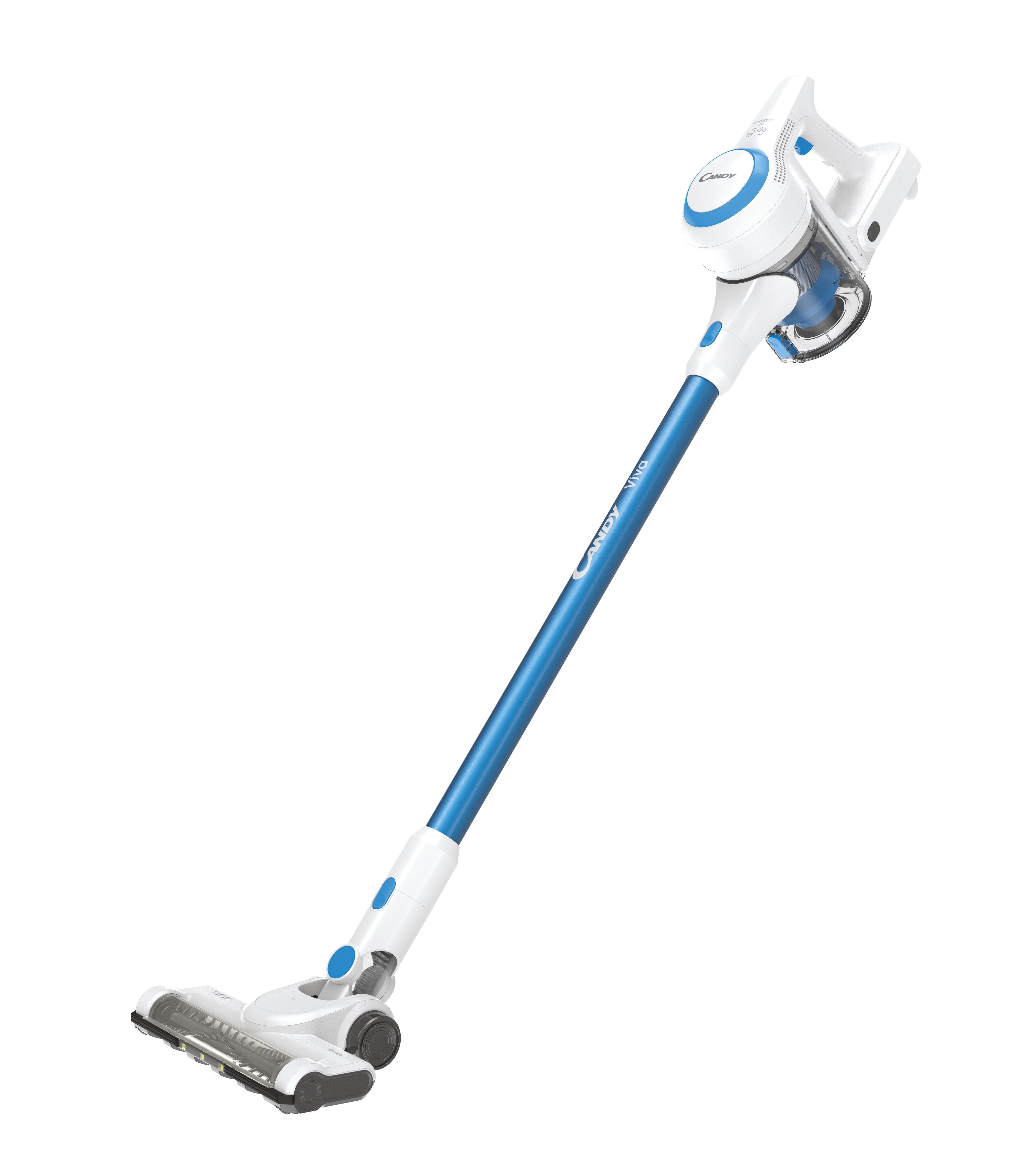 Candy Scopa Elettrica Cviva20 Ricaricabile Bianco/Blu