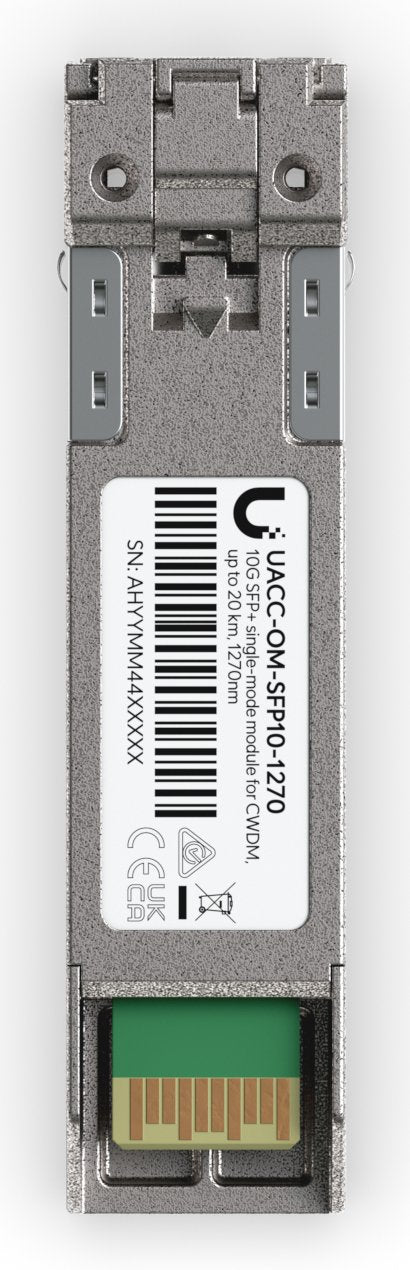 EAN 810084694695 - Ubiquiti UACC-OM-SFP10-1270 red modulo transceptor Fibra óptica 11300 Mbit/s SFP+ 1270 nm imagen 4