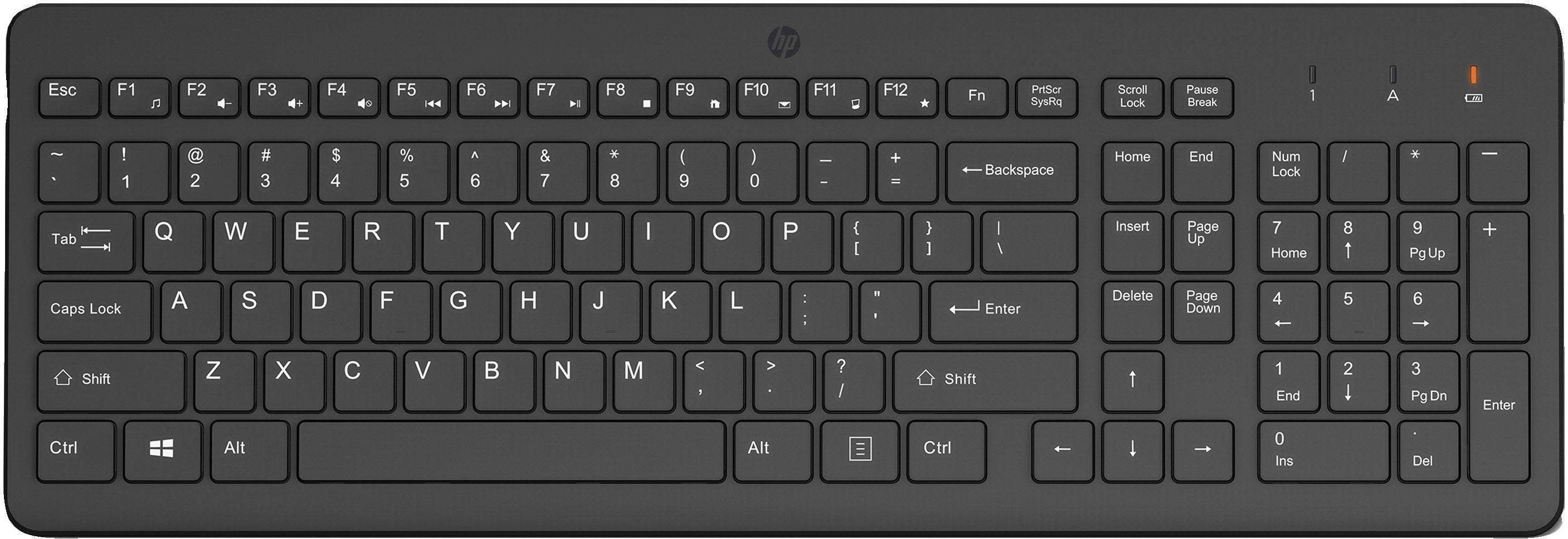 EAN 0197497176896 - HP 225 Wireless Keyboard teclado Universal RF inalámbrico QWERTY Inglés Negro imagen 1