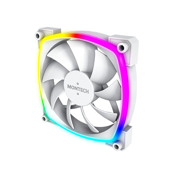 Montech Ax120 Pwm Argb Ventilador - 120mm, Blanco
