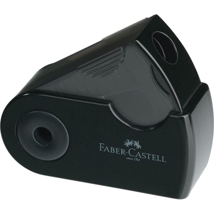Faber Castell Afilalápices Sleeve Mini Con Funda Y Depósito Negro