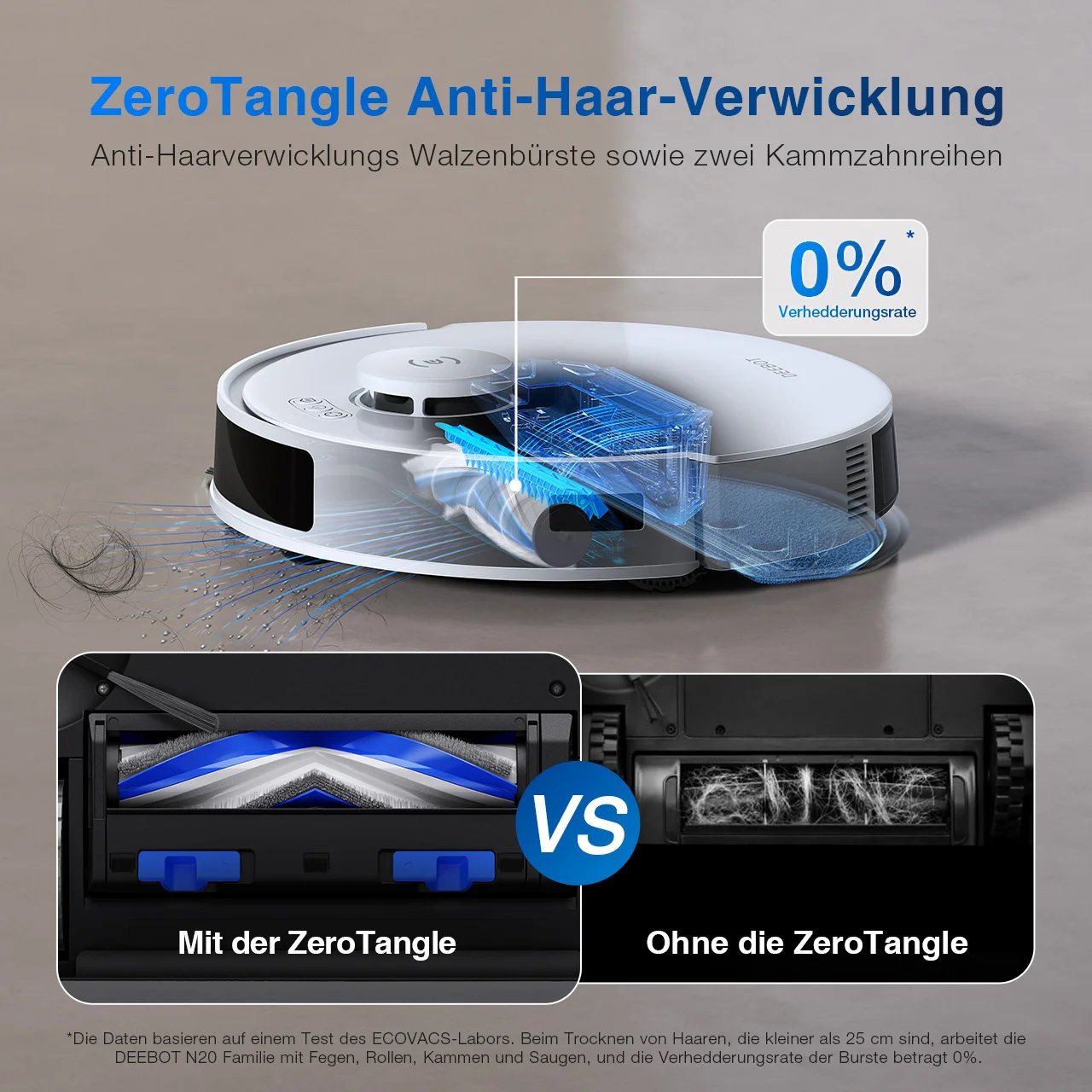 Ecovacs Deebot N20 Aspiradora Robotizada 0,4 L Sin Bolsa Blanco