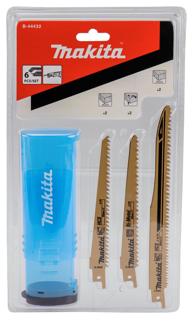 Makita Surtido De Hojas De Sierra Alternativa A, Juego De Hojas De Sierra B-44432