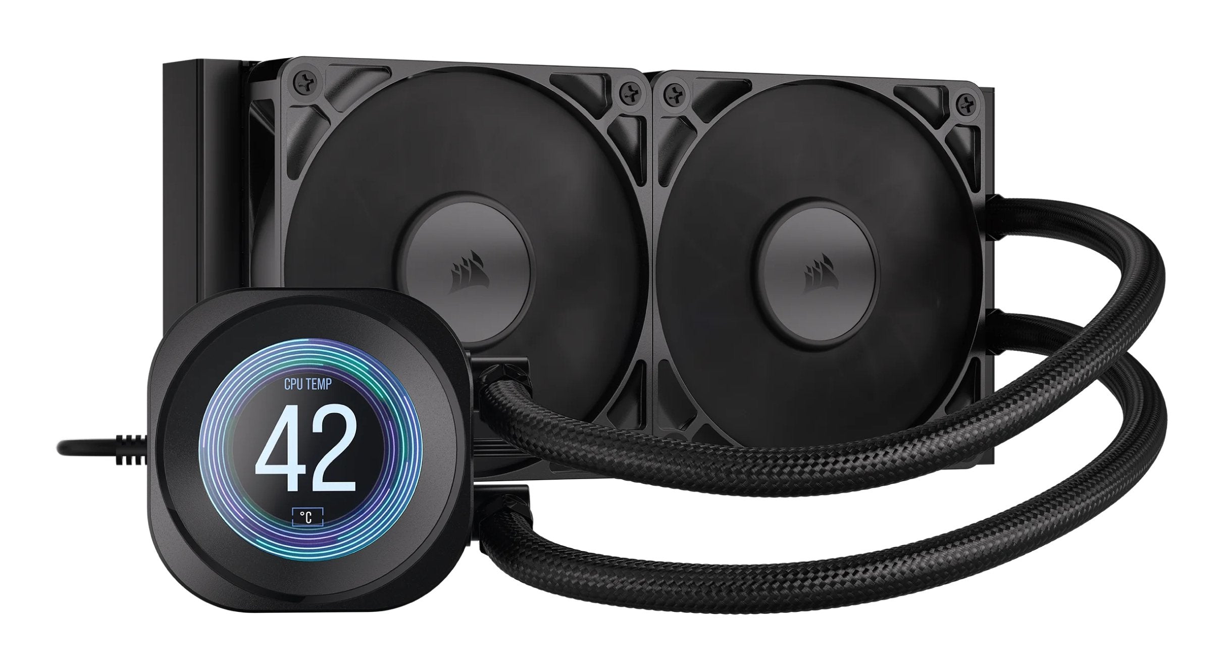 EAN 840440400332 - Corsair Nautilus 240 RS LCD Procesador Sistema de refrigeración líquida todo en uno 12 cm Negro 1 pieza(s) imagen 1