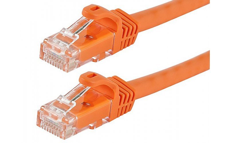 Patchkabel Kat6 Utp, Orange, 15m, Halogenfri, 2x4xawg24