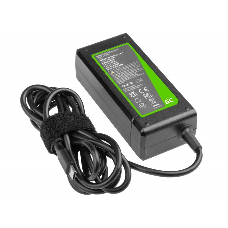 EAN 5904326372023 - Green Cell AD134P adaptador e inversor de corriente Interior 65 W Negro imagen 2