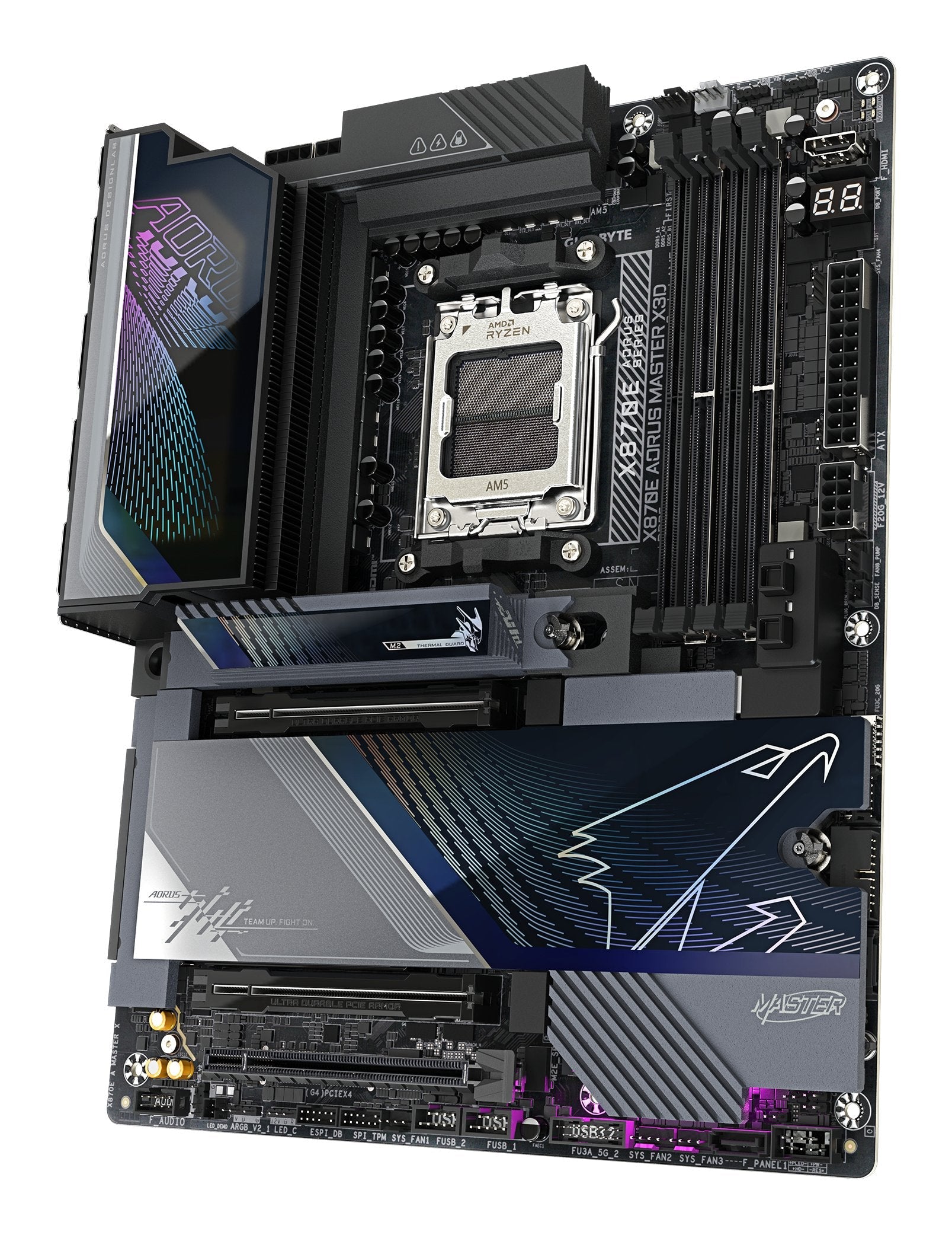 Gigabyte X870e Aorus Mamer X3d X870,Am5,Atx,Ddr5