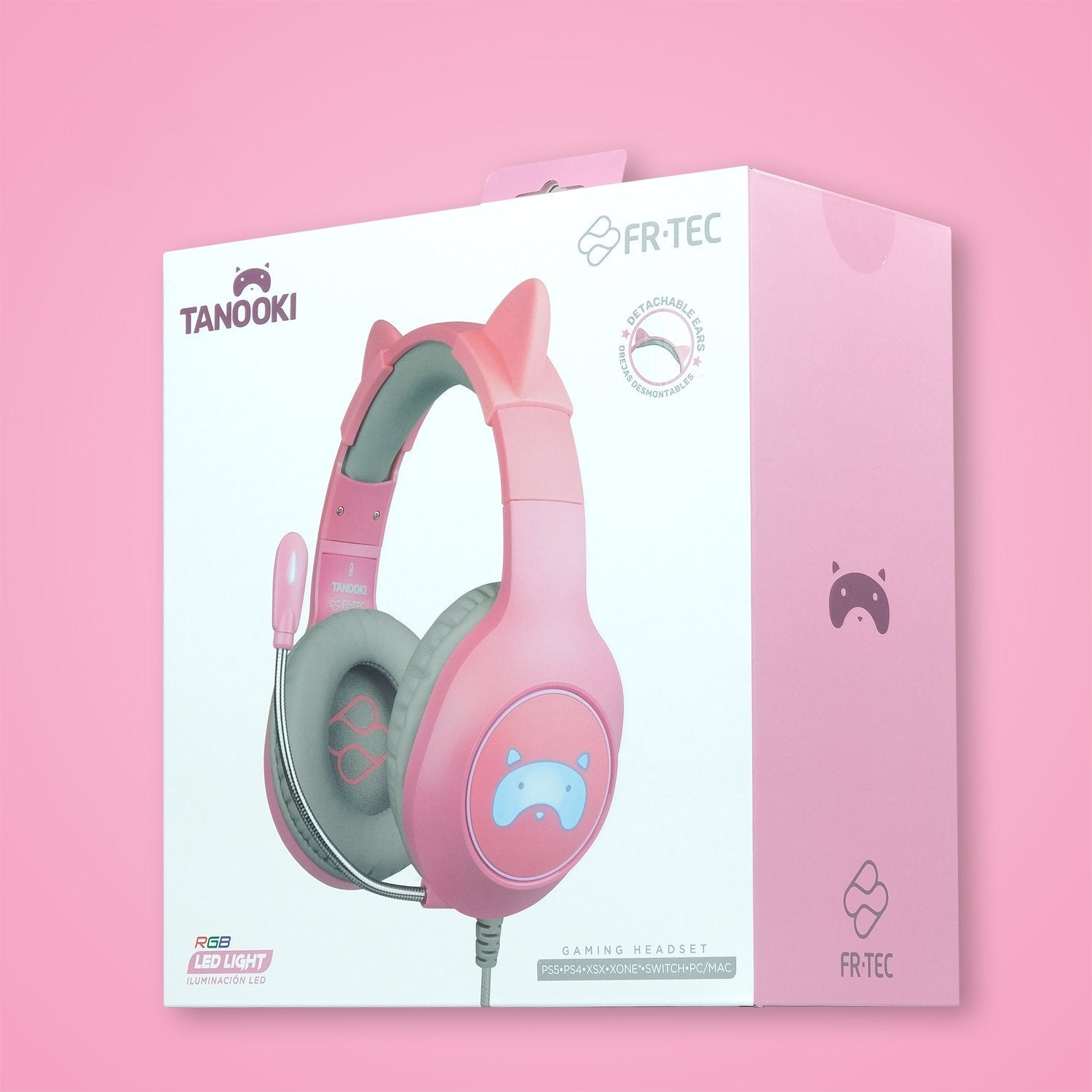 EAN 8436563093968 - Blade Gaming Tanooki Auriculares Alámbrico Diadema Juego Gris, Rosa imagen 4