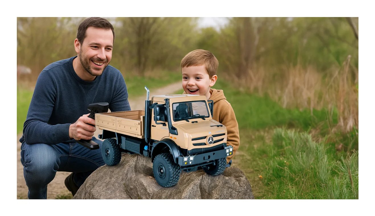 EAN 4042774476182 - Jamara Mercedes-Benz Unimog U5023 modelo controlado por radio Vehículo oruga Motor eléctrico 1:14 imagen 31