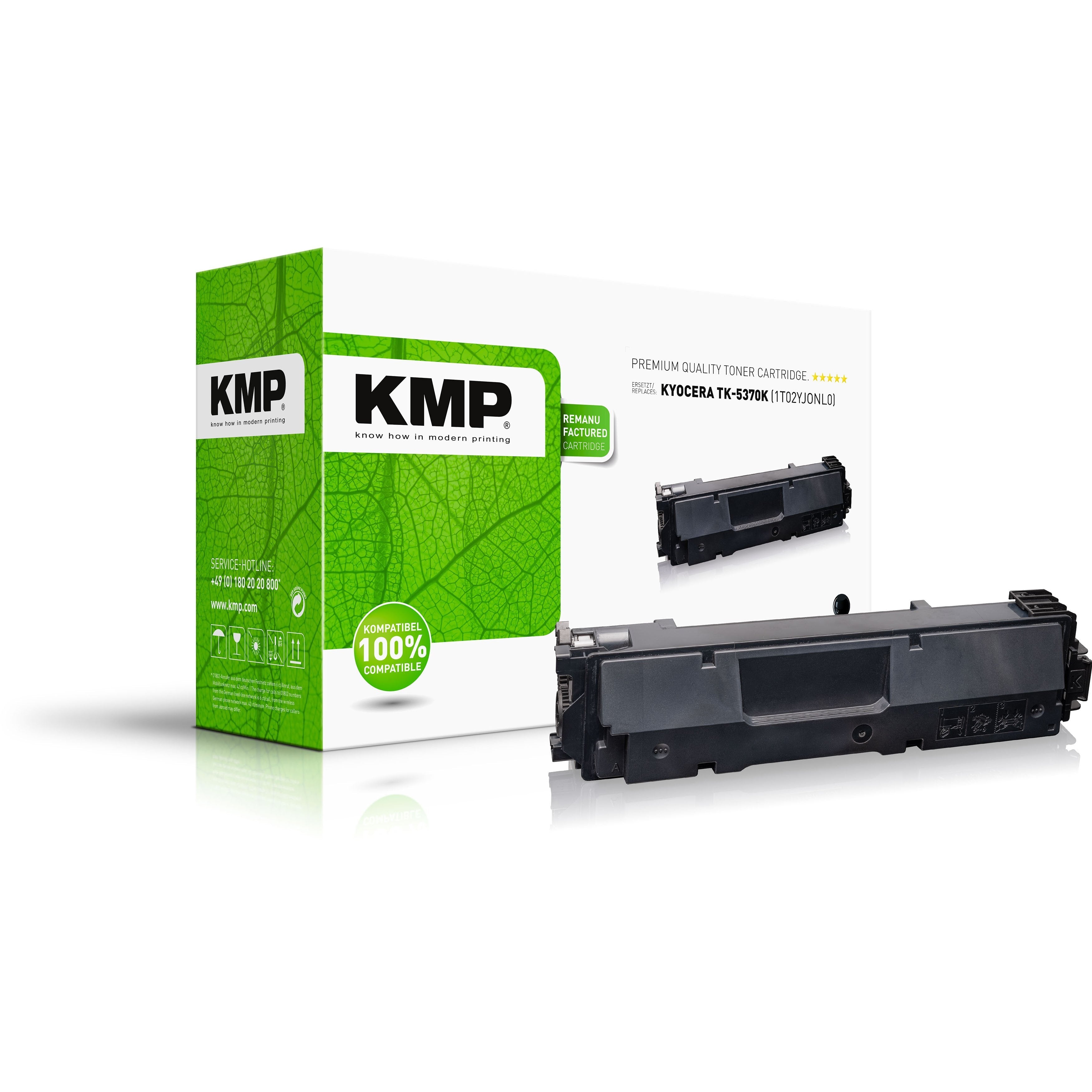 EAN 4011324002126 - KMP Toner ersetzt Kyo. TK-5370K cartucho de tóner imagen 1