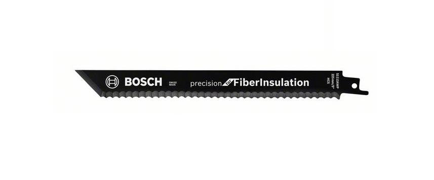 Hoja De Sierra De Sable Bosch S 1113 Awp Precision Para Aislamiento De Fibra, 2 Piezas (Longitud 225 Mm) 2608635527