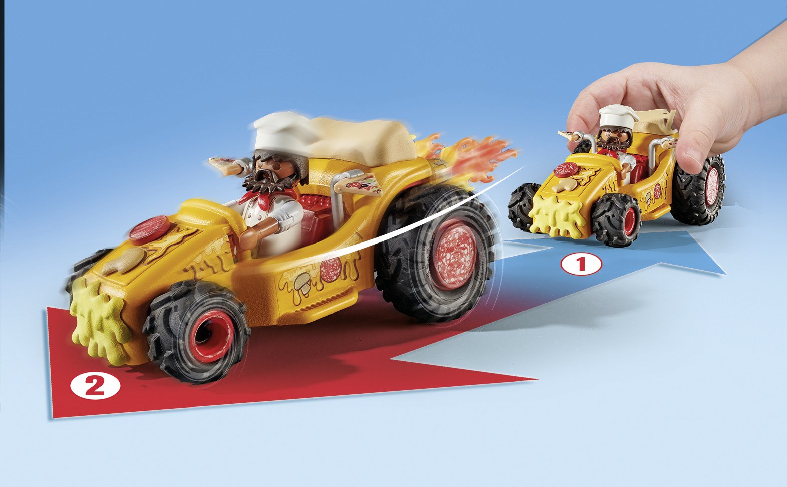 Playmobil 71634 Funstars Racing Pizza, Juguete De Construcción 71634