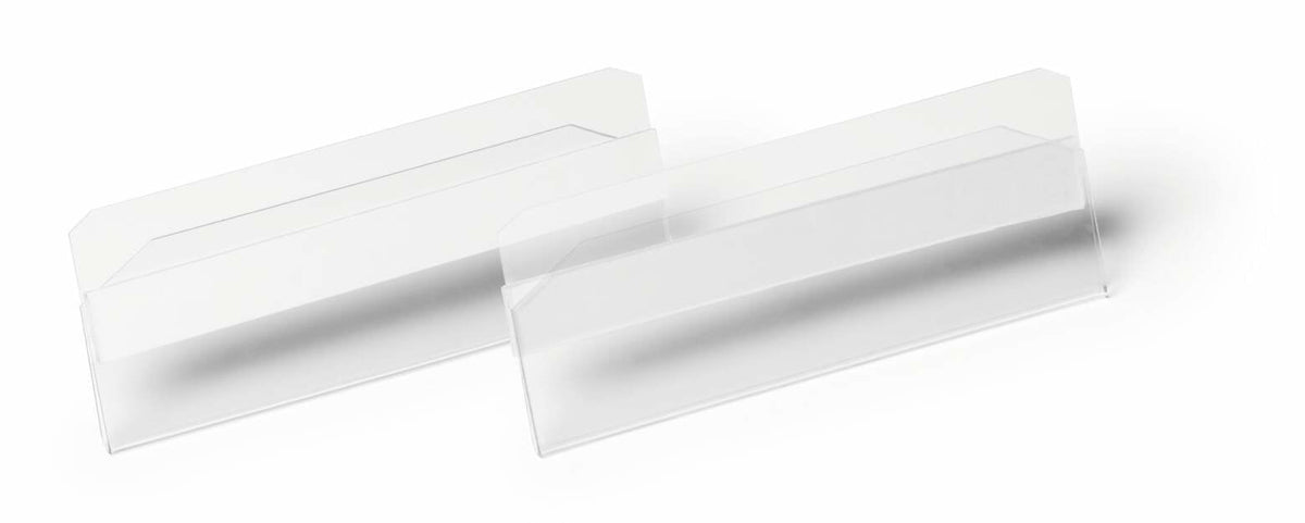Bolsillo Para Etiquetas Durable Tapa Dura Autoadhesivo 100x38mm 10p