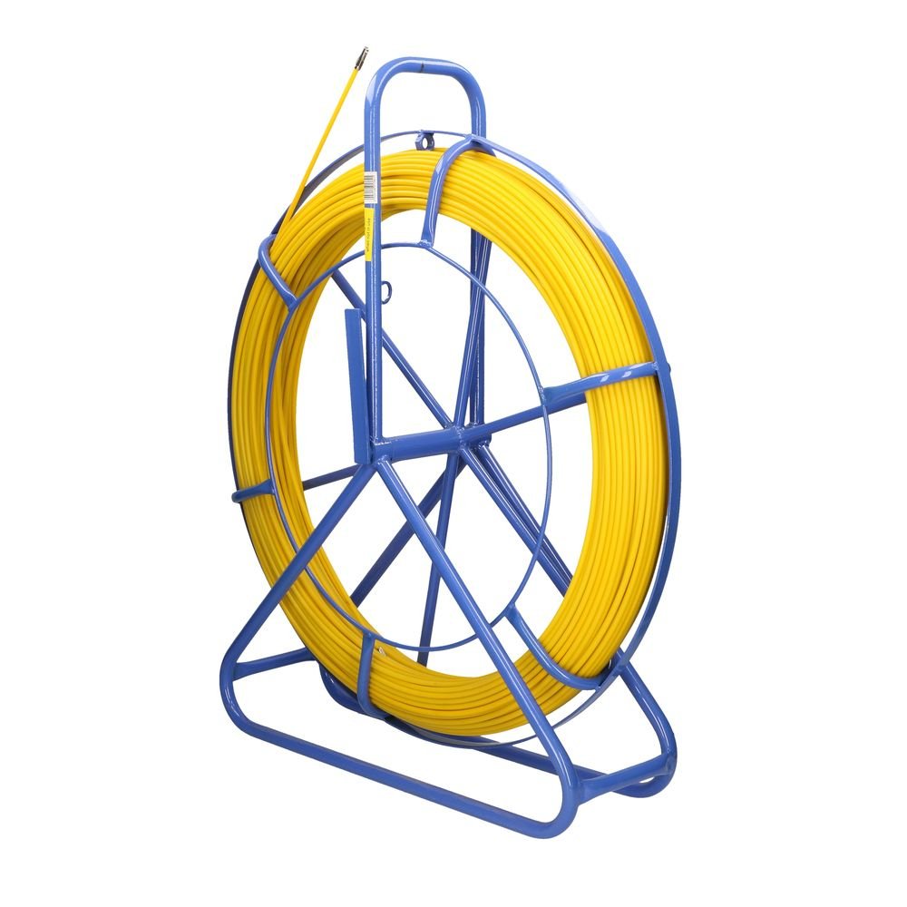 Extralink Pilot 4.5mm 100m Varilla De Tracción De Cable Fibra De Vidrio Frp, D. 4.5mm, L. 100m, Amarillo