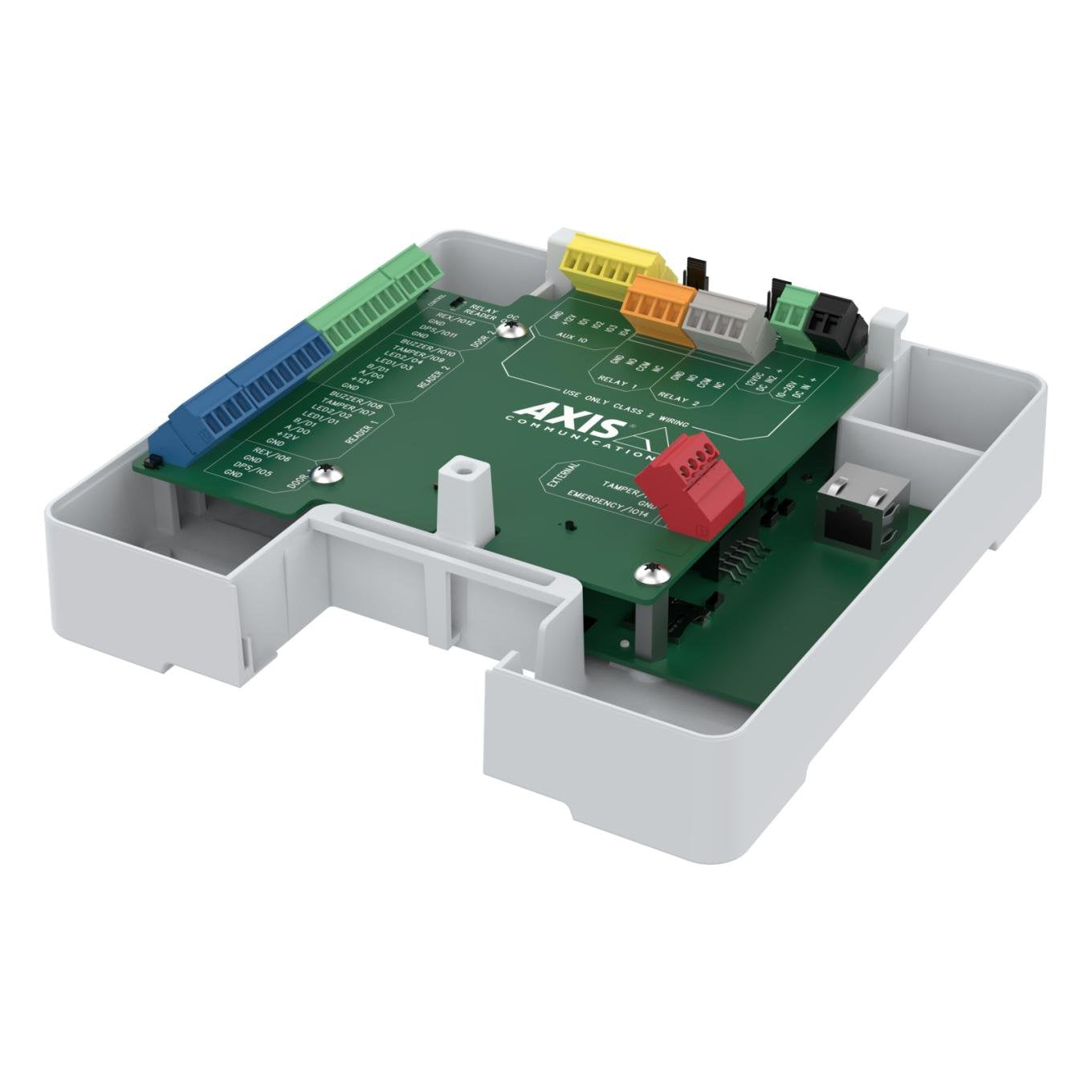 EAN 7331021081161 - Axis 02654-001 controlador de seguridad de la puerta Desnudo 2 puerta(s) RJ-45 / RS-485 imagen 1