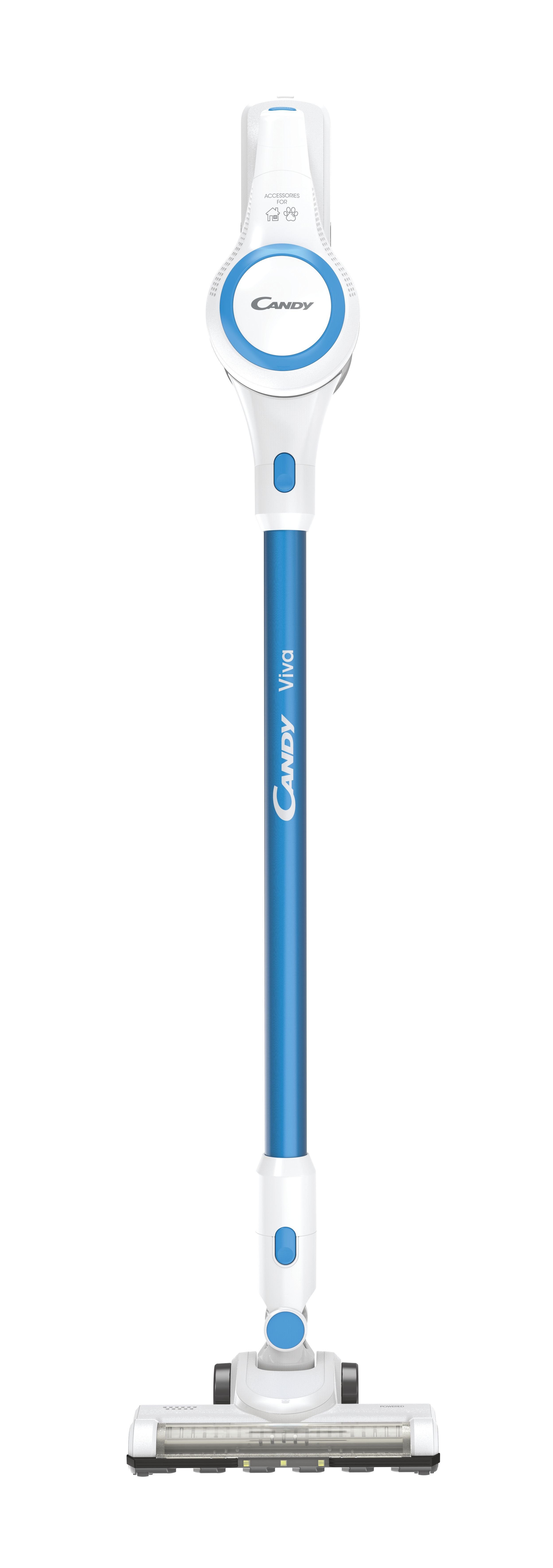 Candy Scopa Elettrica Cviva20 Ricaricabile Bianco/Blu