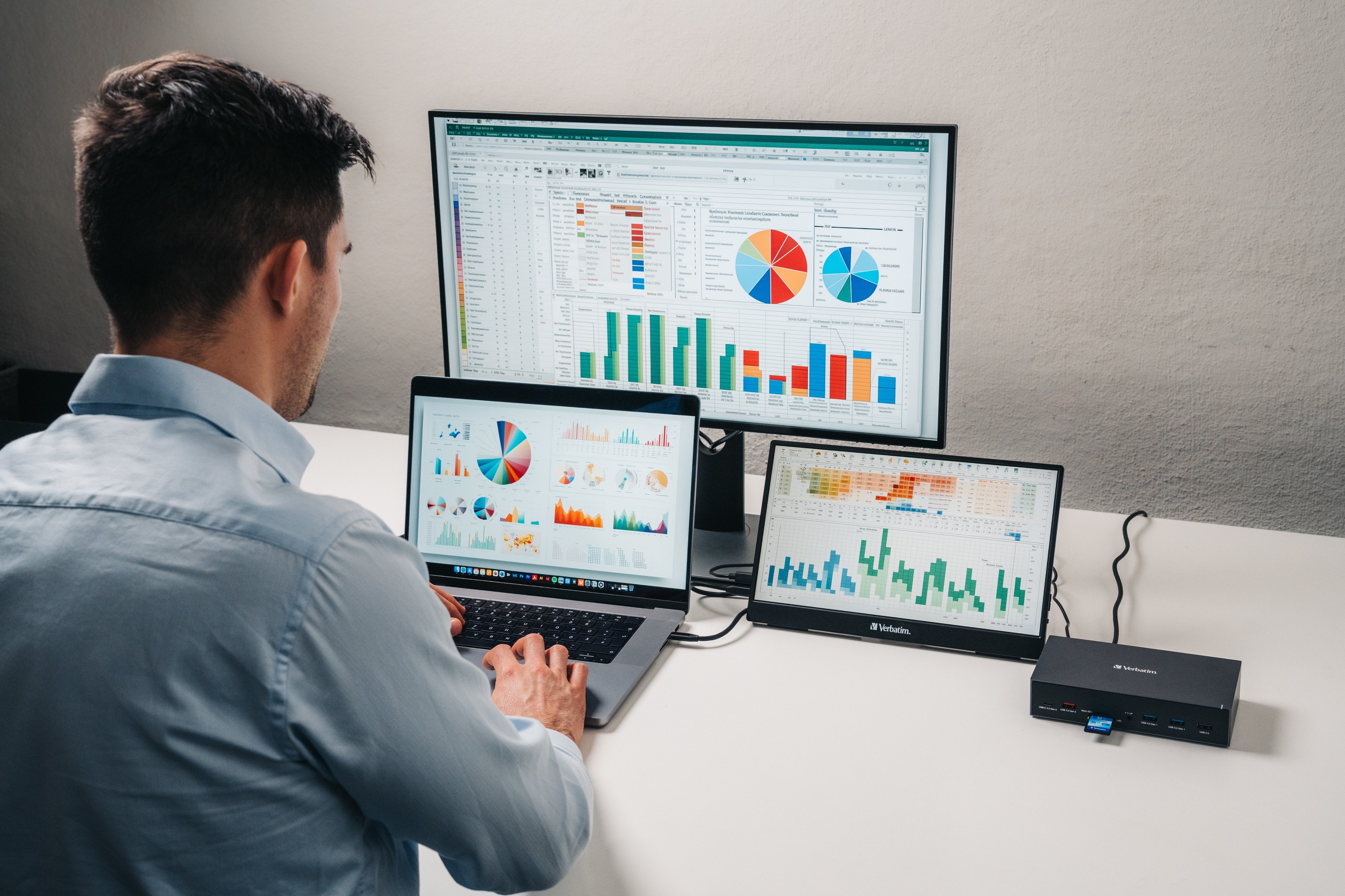 EAN 0023942321729 - Verbatim CDS-17 Alámbrico USB 3.2 Gen 1 (3.1 Gen 1) Type-C Negro, Gris imagen 9