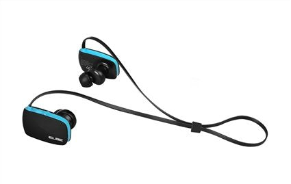 Auriculares Inalámbricos Deportivos Elbe Abt-038-Dep Con Micrófono Bluetooth Azul Y Negro