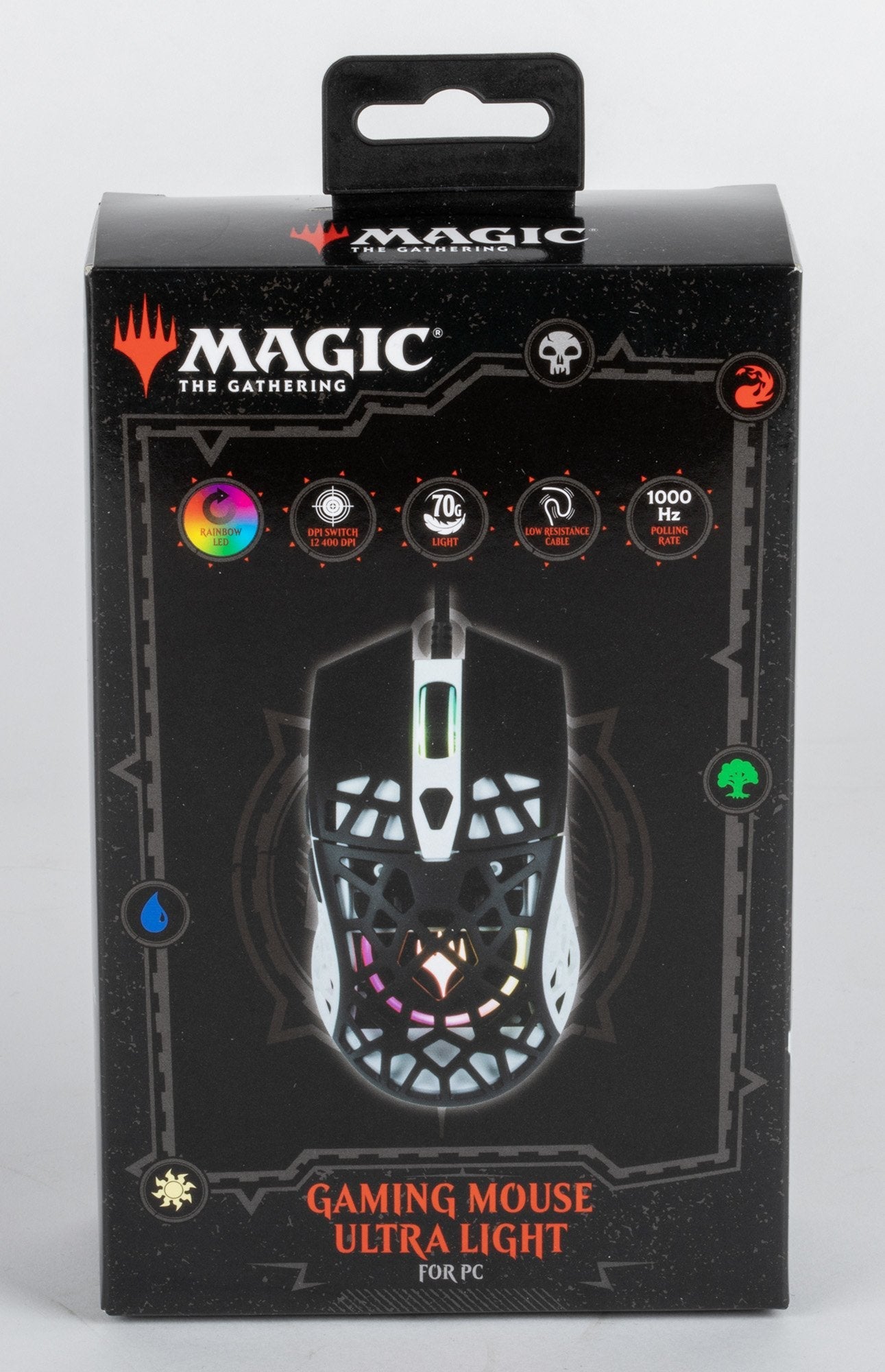 Ratón Gaming Konix Magic The Gathering Ultra Light 10.000dpi 1000hz Led