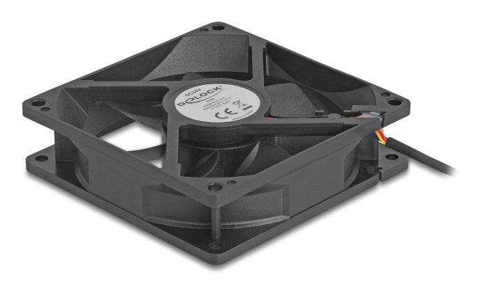 EAN 4043619673025 - DeLOCK 67302 sistema de refrigeración para ordenador Carcasa del ordenador Ventilador 9,2 cm Negro 1 piez imagen 2