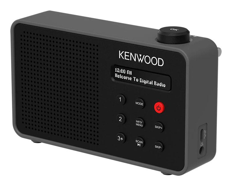 Radio Kenwood Cr-M25dab-B Portátil Digital Negro