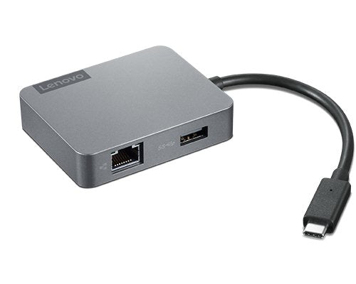 EAN 0195235660669 - Lenovo 4X91A30366 base para portátil y replicador de puertos Alámbrico USB 2.0 Type-C Gris imagen 3