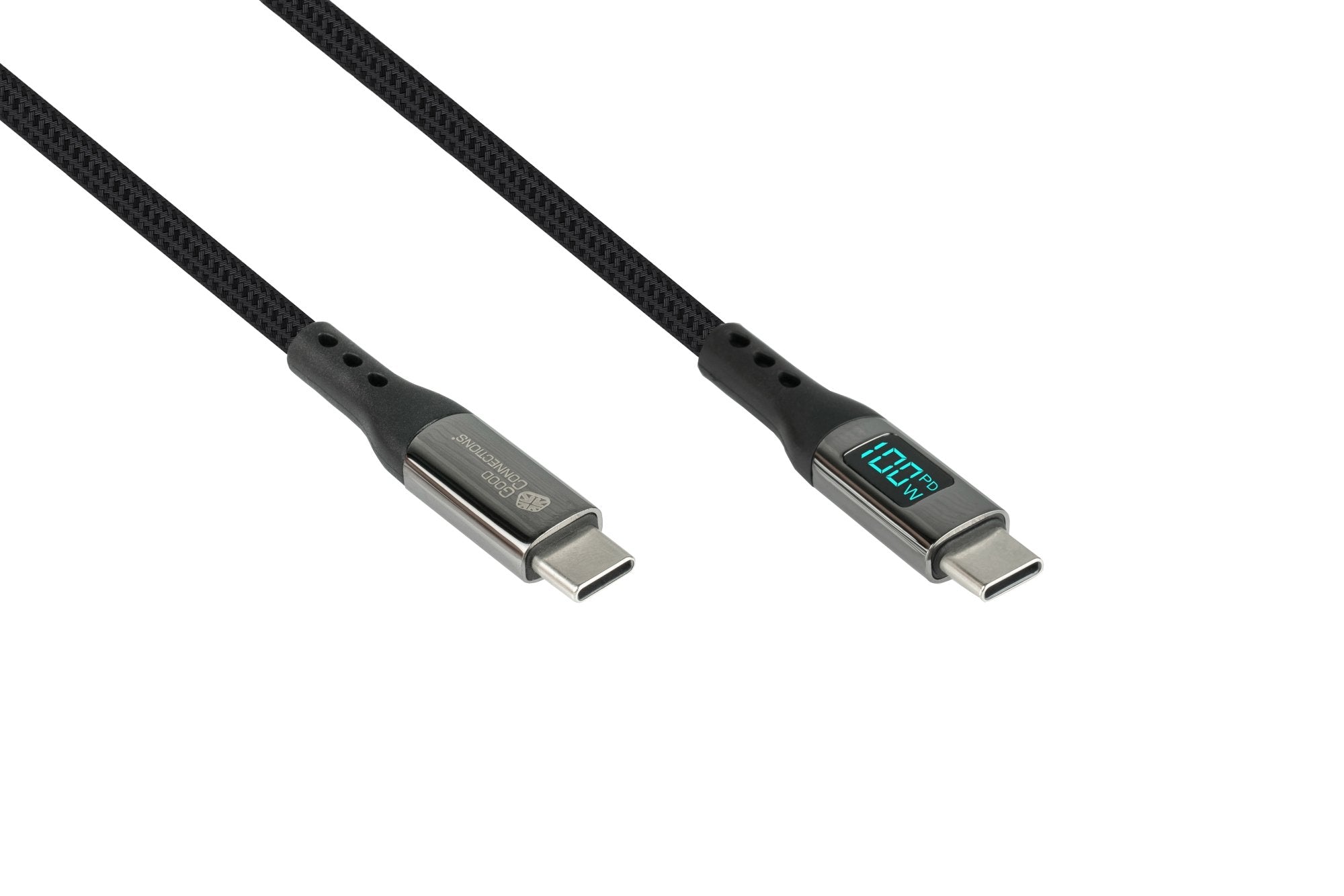 EAN 4014619881468 - Alcasa 2213-D010S cable USB USB 2.0 1 m USB C Grafito imagen 1