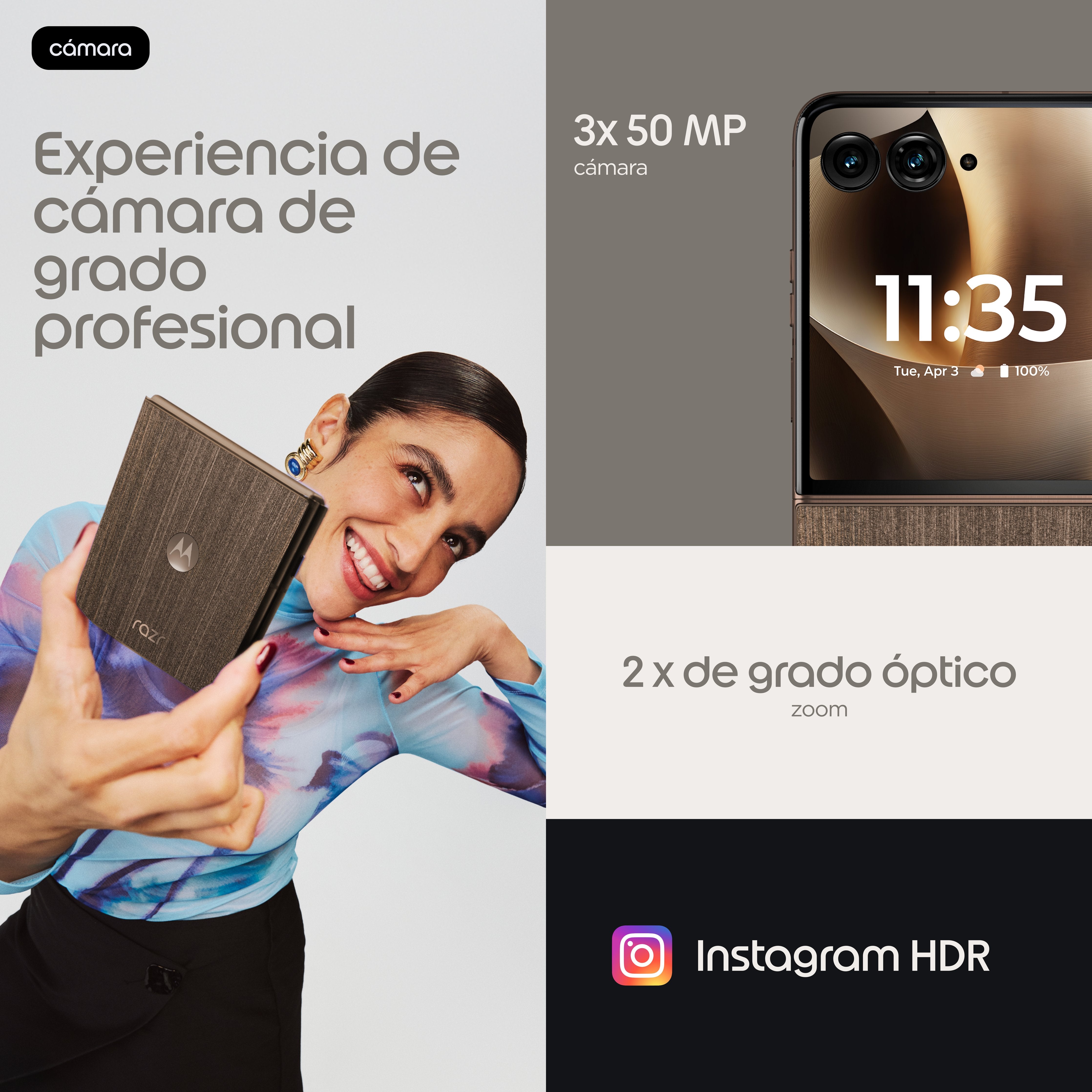 EAN 0840493612782 - Motorola razr 70 ultra 17,7 cm (6.96") SIM doble Android 16.0 5G USB Tipo C 16 GB 512 GB 5000 mAh Madera imagen 16