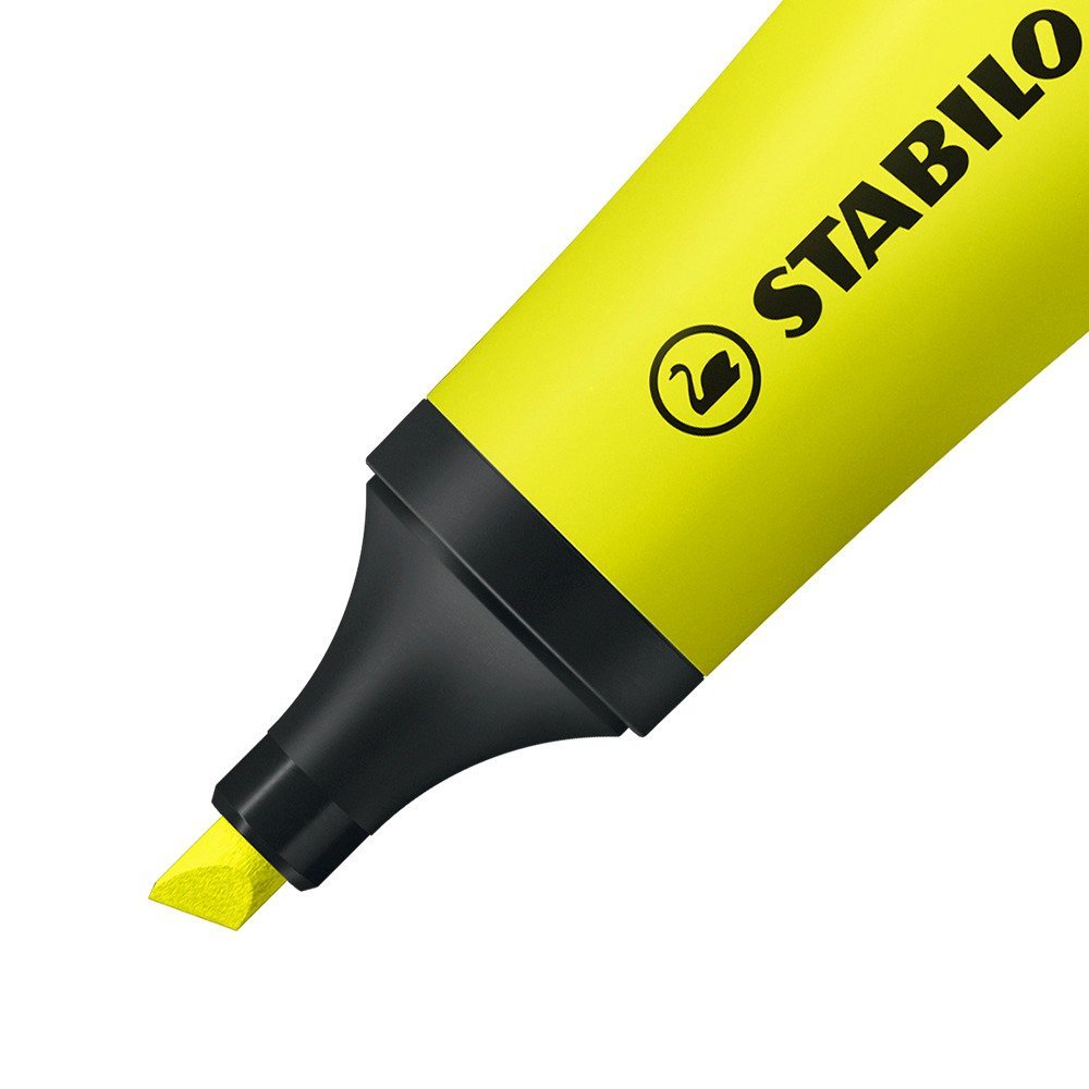 Stabilo Neon Marcador Fluorescente Amarillo -10u-