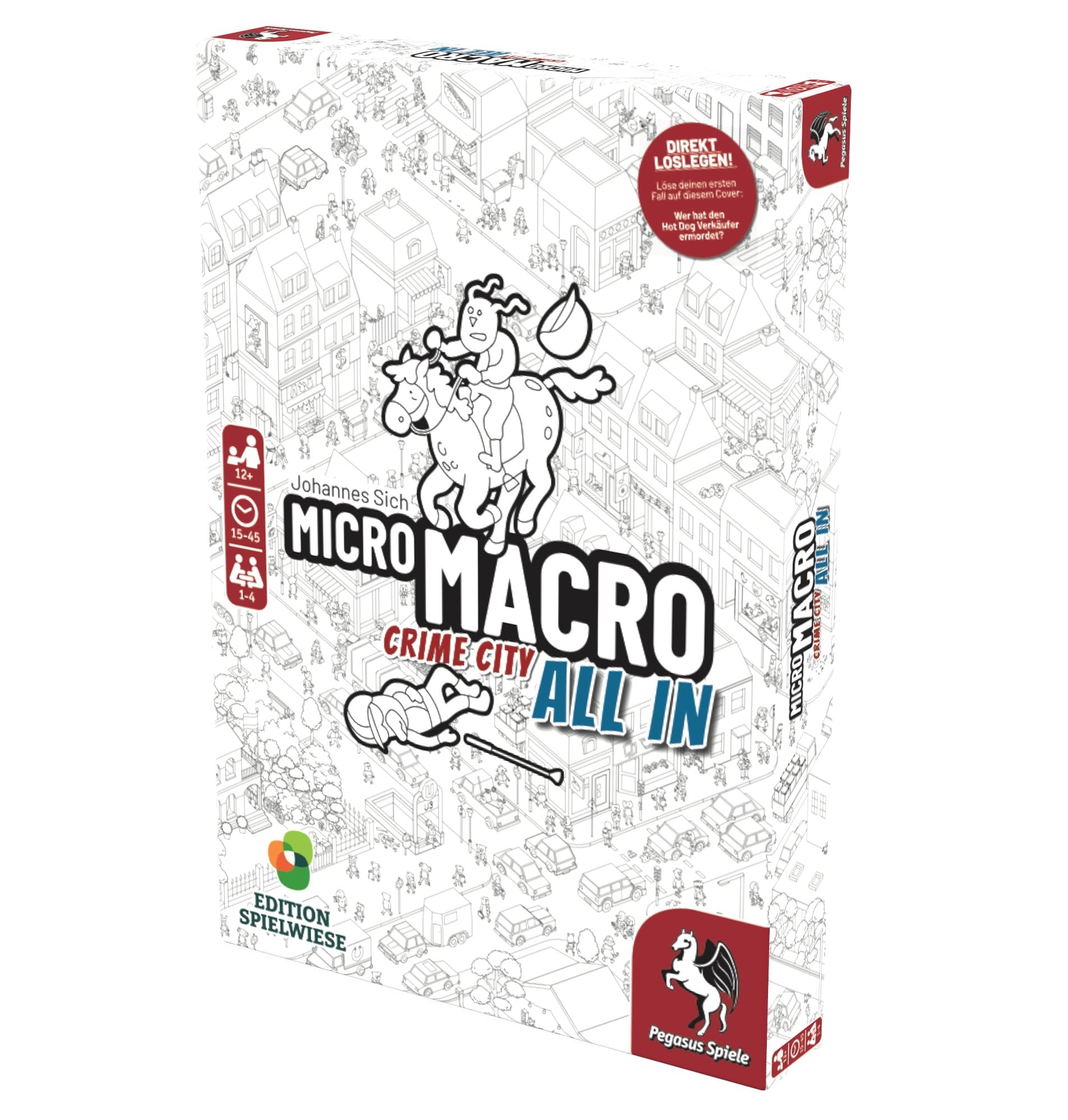 Pegasus Micromacro: Crime City 3 - All In, Juego De Mesa 59062g