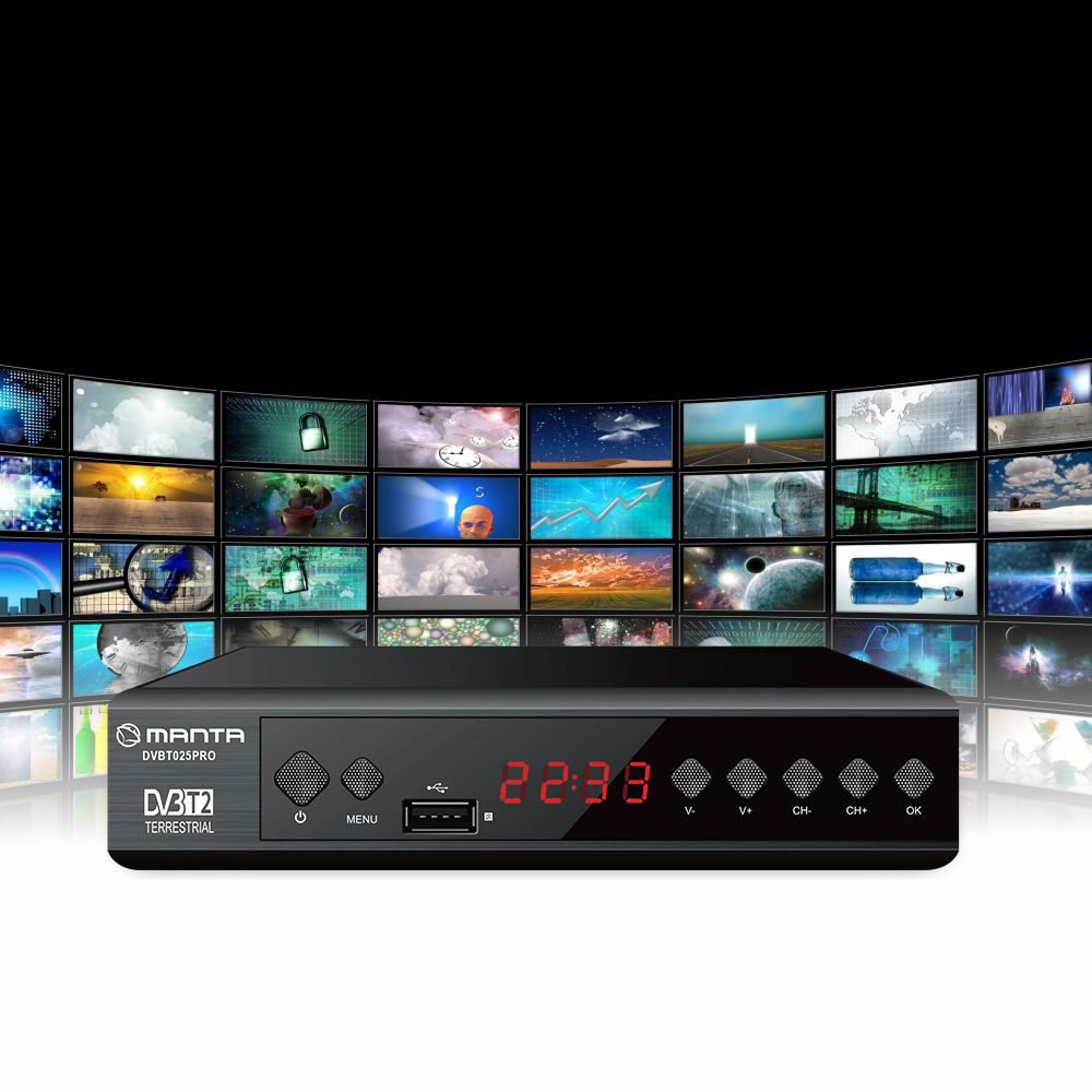 EAN 5902510687526 - Manta DVBT025PRO descodificador para televisor Cable Full HD Negro imagen 5