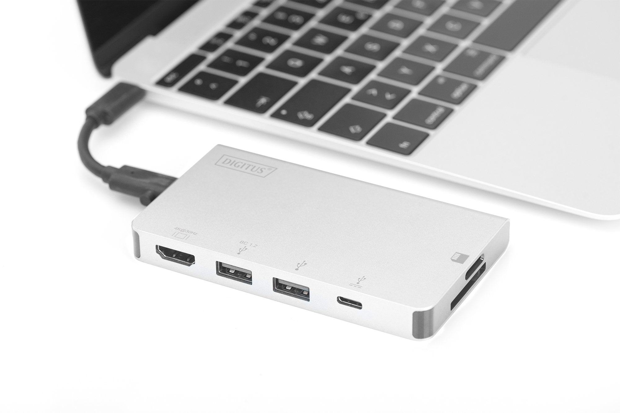 EAN 4016032450481 - Digitus DA-70867 base para portátil y replicador de puertos USB 3.2 Gen 1 (3.1 Gen 1) Type-C Plata imagen 8