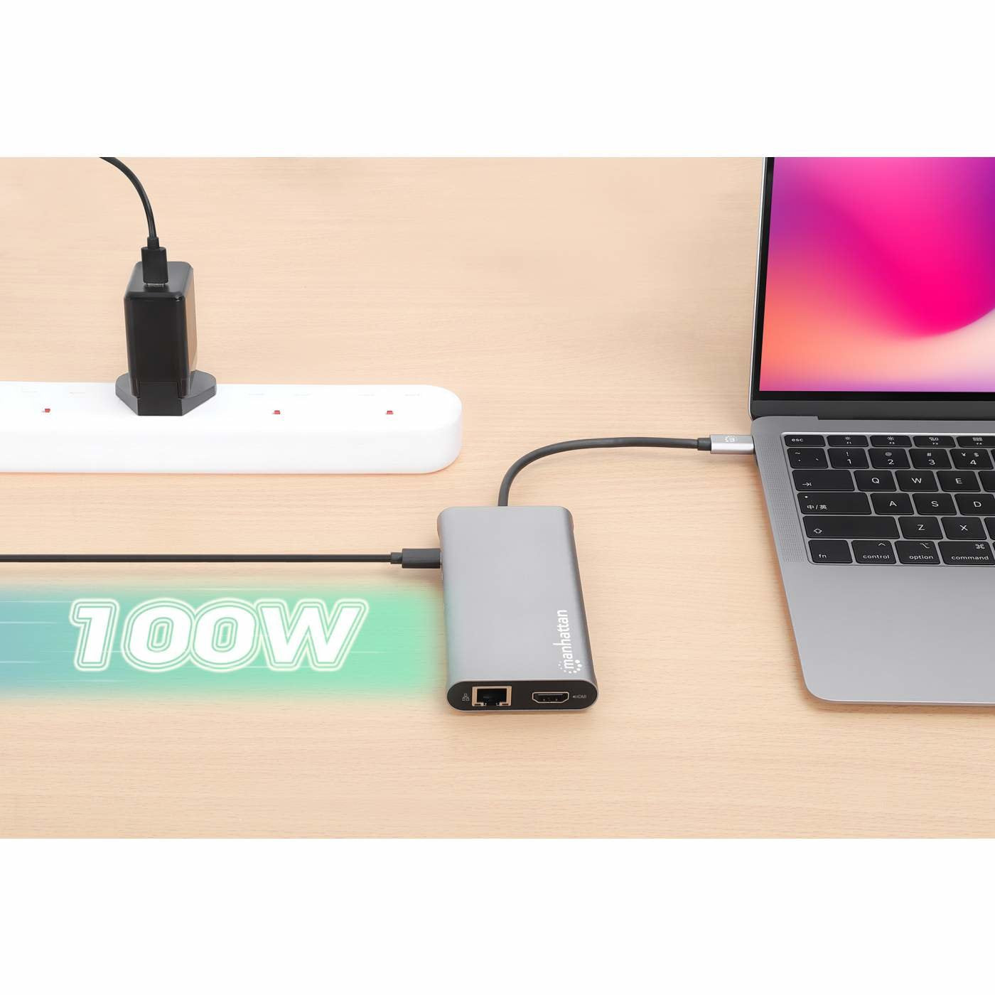 EAN 0766623130660 - Manhattan 130660 base para portátil y replicador de puertos Alámbrico USB 3.2 Gen 1 (3.1 Gen 1) Type-C Al imagen 10