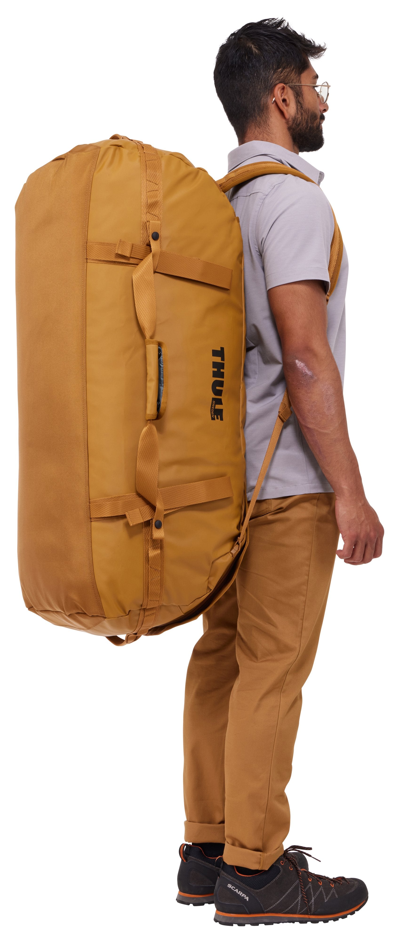 EAN 0085854255332 - Thule Chasm TDSD305 Golden Brown bolso de lona 130 L Poliéster Marrón imagen 6