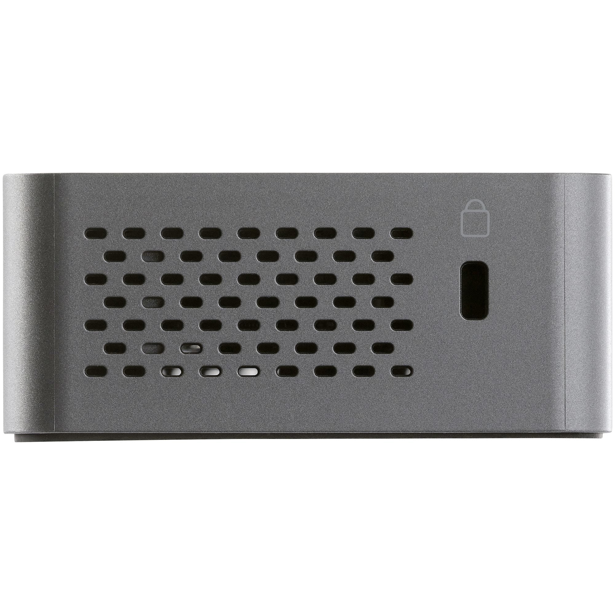 EAN 0065030880992 - StarTech.com TB3CDK2DHUE base para portátil y replicador de puertos Alámbrico Negro, Gris imagen 5