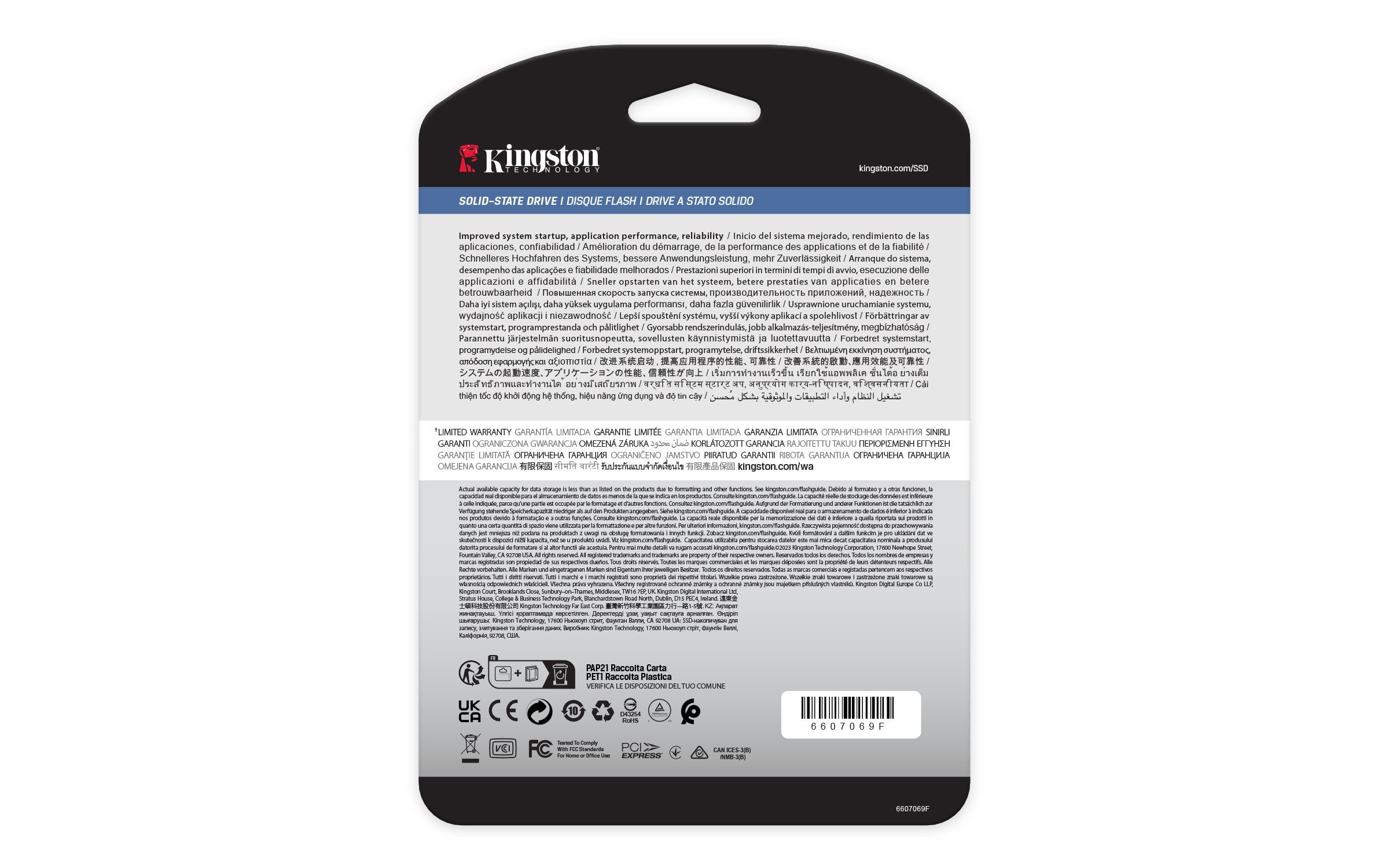 EAN 0740617345209 - Kingston Technology DC2000B 480 GB PCI Express 4.0 NVMe 3D TLC imagen 5