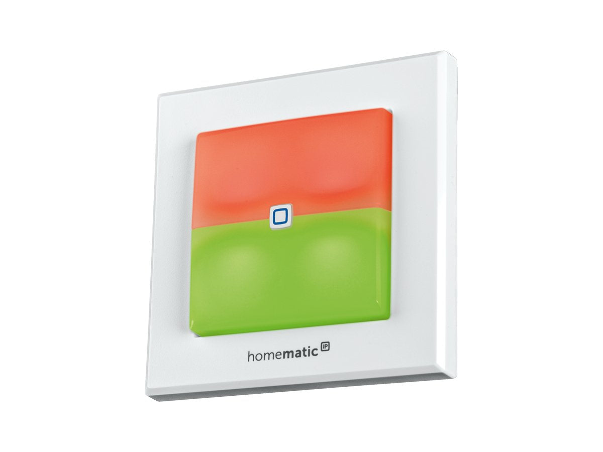 Actuador De Conmutación Ip Homematic Para Interruptores De Marca (Hmip-Bsl), Botón (Blanco, Con Luz De Señal)