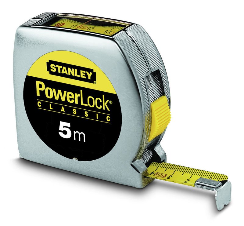 Cinta Métrica Stanley 0-33-932 5 M Acero Inoxidable Plateado/Amarillo