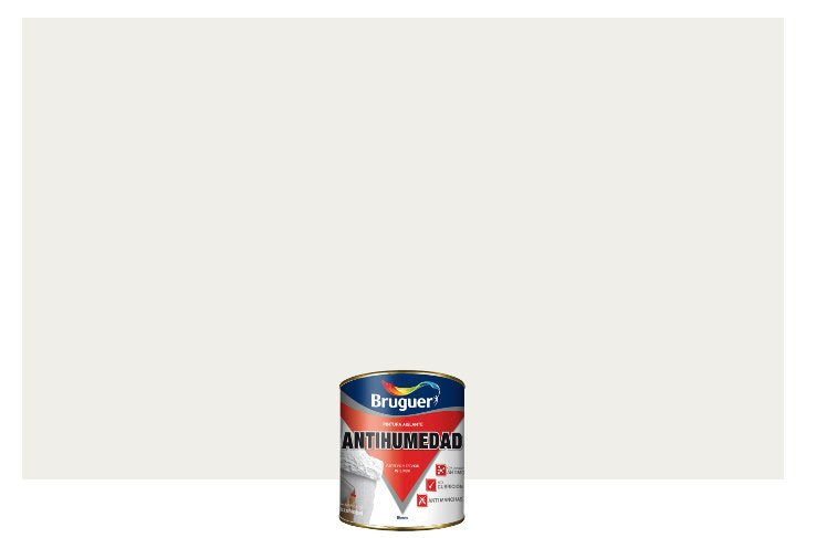 Pintura Antihumedad Mate Blanco 0,750l Bruguer 5056558