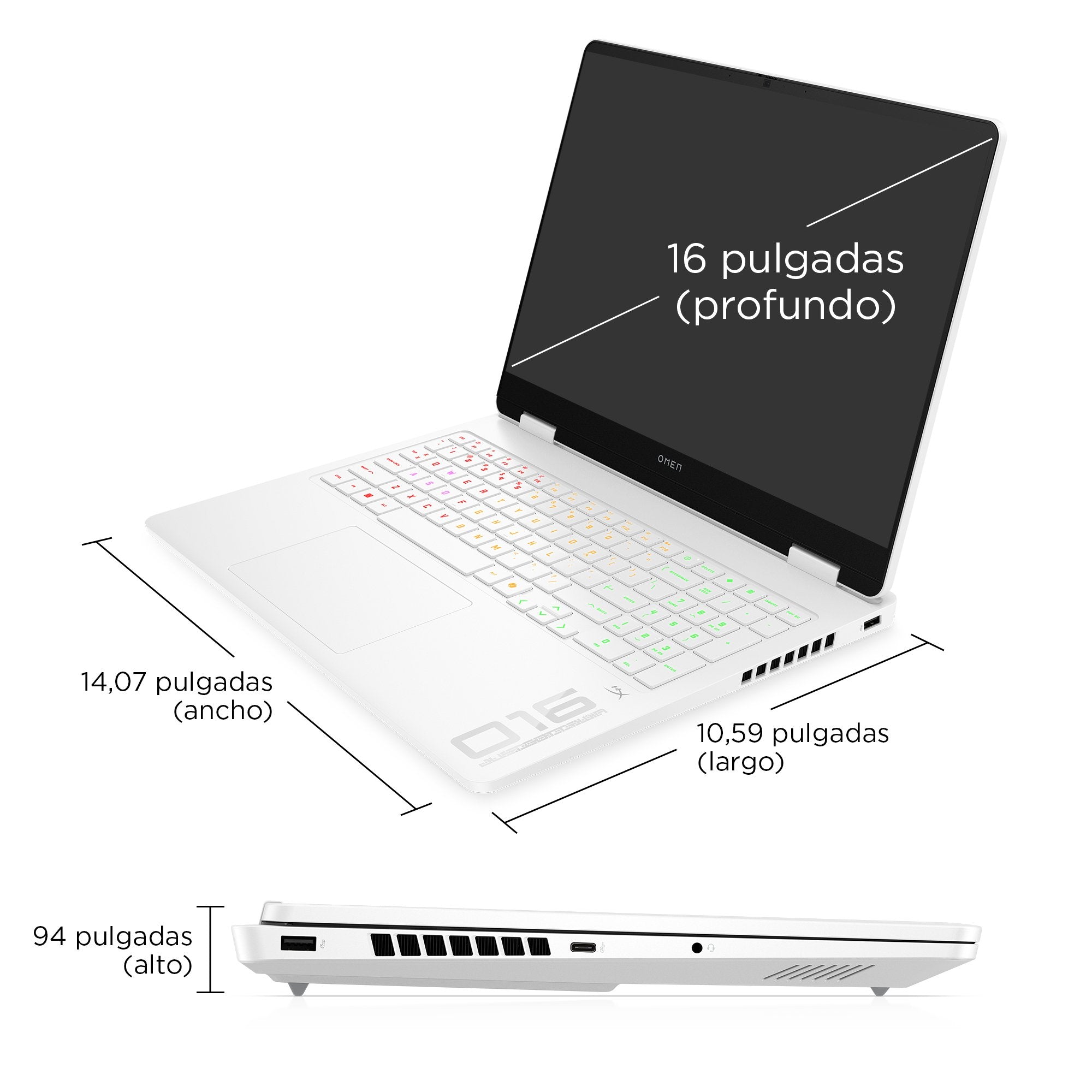 EAN 0199251385414 - HP OMEN Gaming 16-am0005ns Intel Core 7 240H Portátil 40,6 cm (16") 2K 32 GB DDR5-SDRAM 1 TB SSD NVIDIA G imagen 7