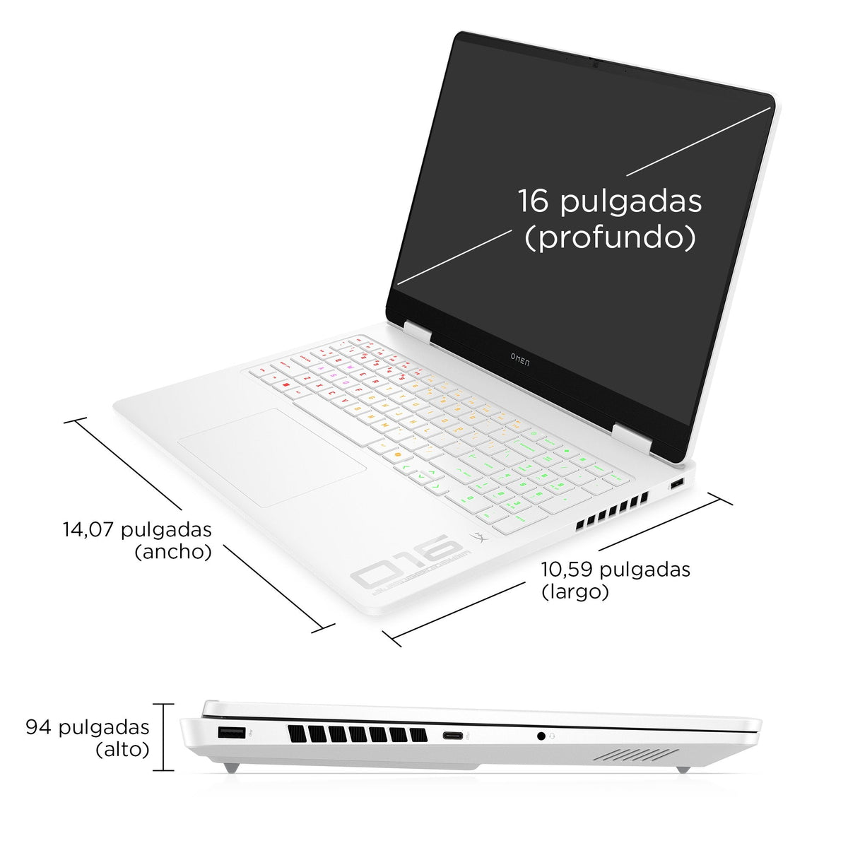 Portátil Gaming Hp Omen Gaming Laptop 16 Am0013ns 16" 2k Intel Core 7 240h 32 Gb Ram 1 Tb Ssd Geforce Rtx 5060 Sin Sistema Operativo
